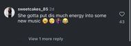 The comment section under @livebitez's post about Cardi B clapping back at a TikTok user's comment on her body. (Image via X/@livebitez)
